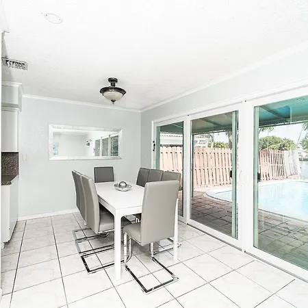 Central Waterfront Villa Salt Wtr Pool Near Beach Fort Lauderdale Exterior foto